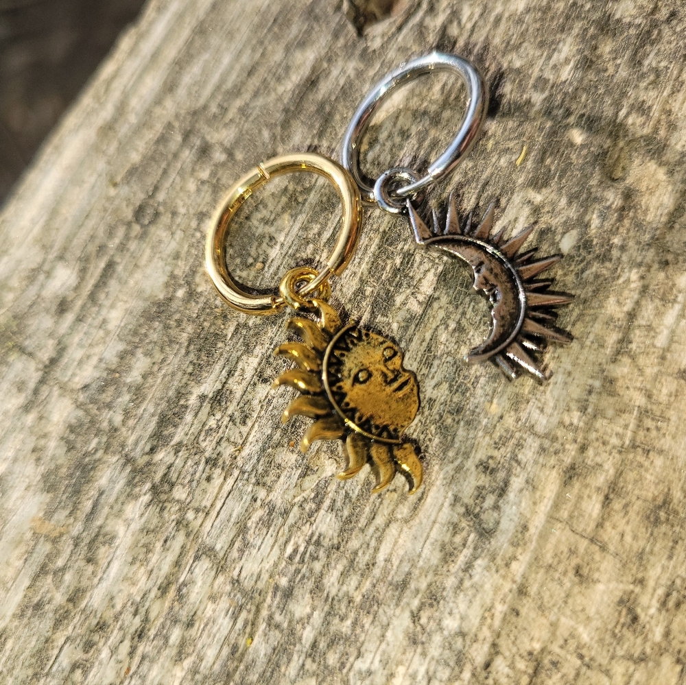 Sun and Moon Keyring Set